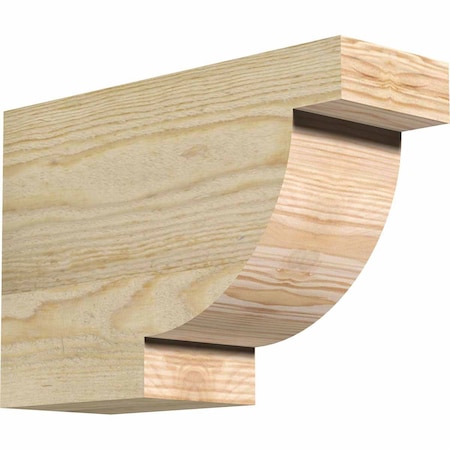 Ekena Millwork Alpine Rough Sawn Rafter Tail, Douglas Fir, 4"W x 8"H x 12"L RFT04X08X12ALP00RDF